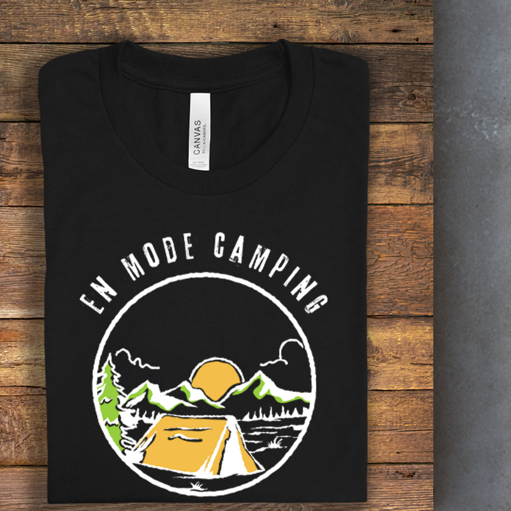 T-shirt - En mode camping