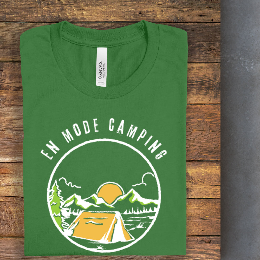 T-shirt - En mode camping