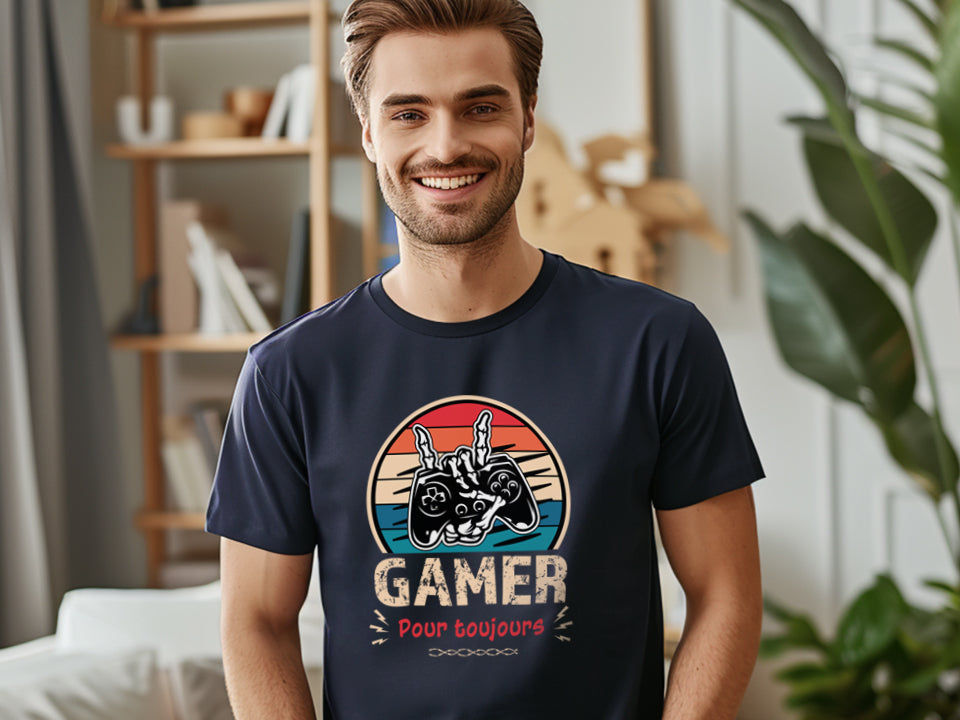 T-shirt - Gamer pour toujours