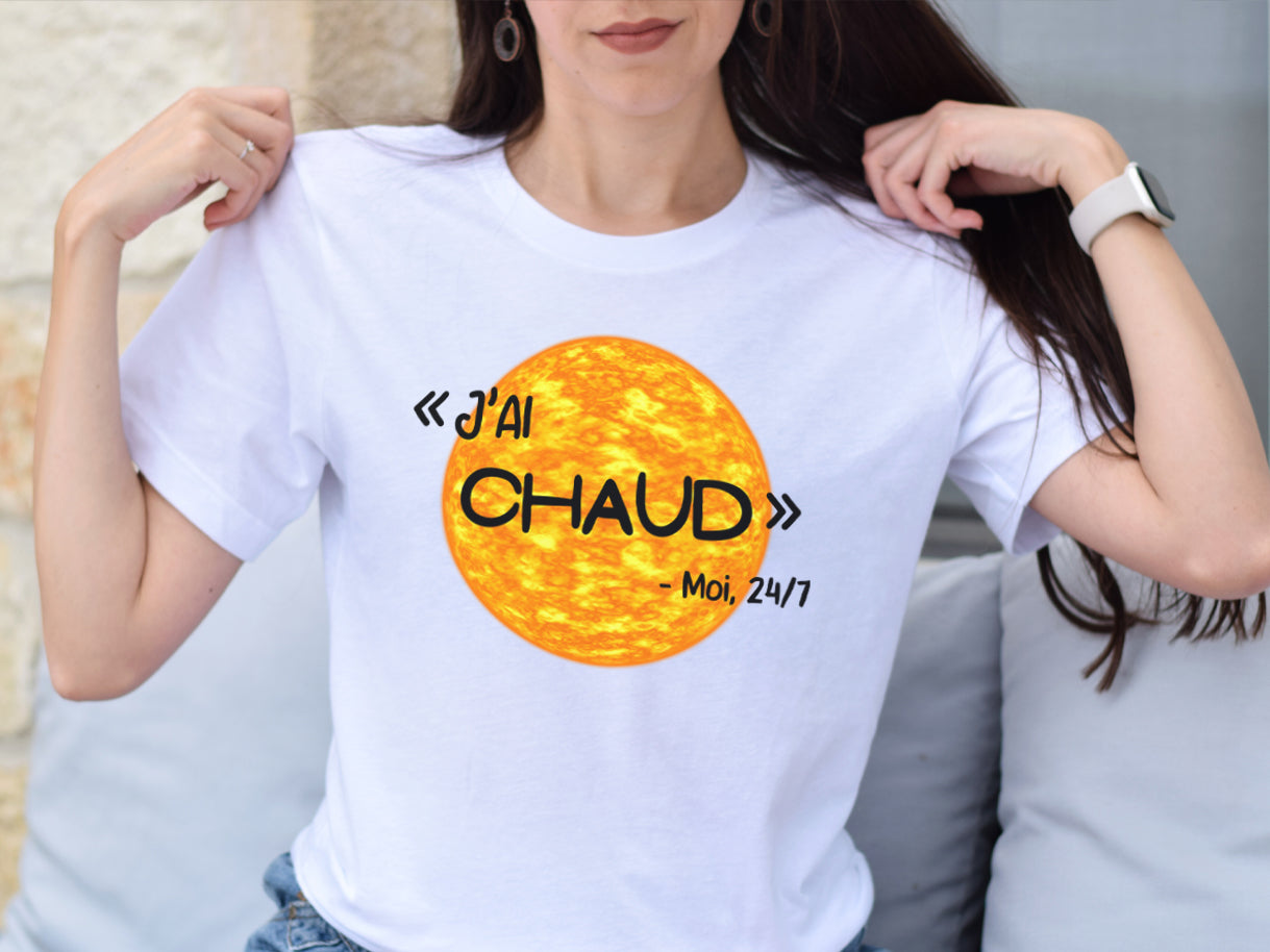 T-shirt - « J'ai chaud »