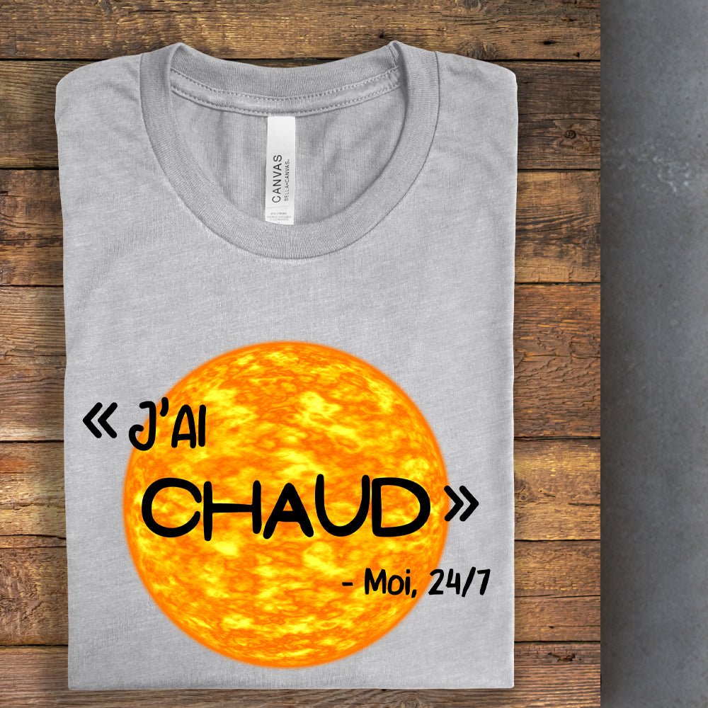 T-shirt - « J'ai chaud »