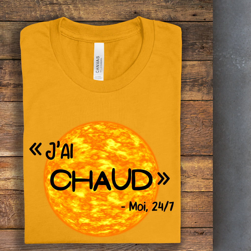 T-shirt - « J'ai chaud »