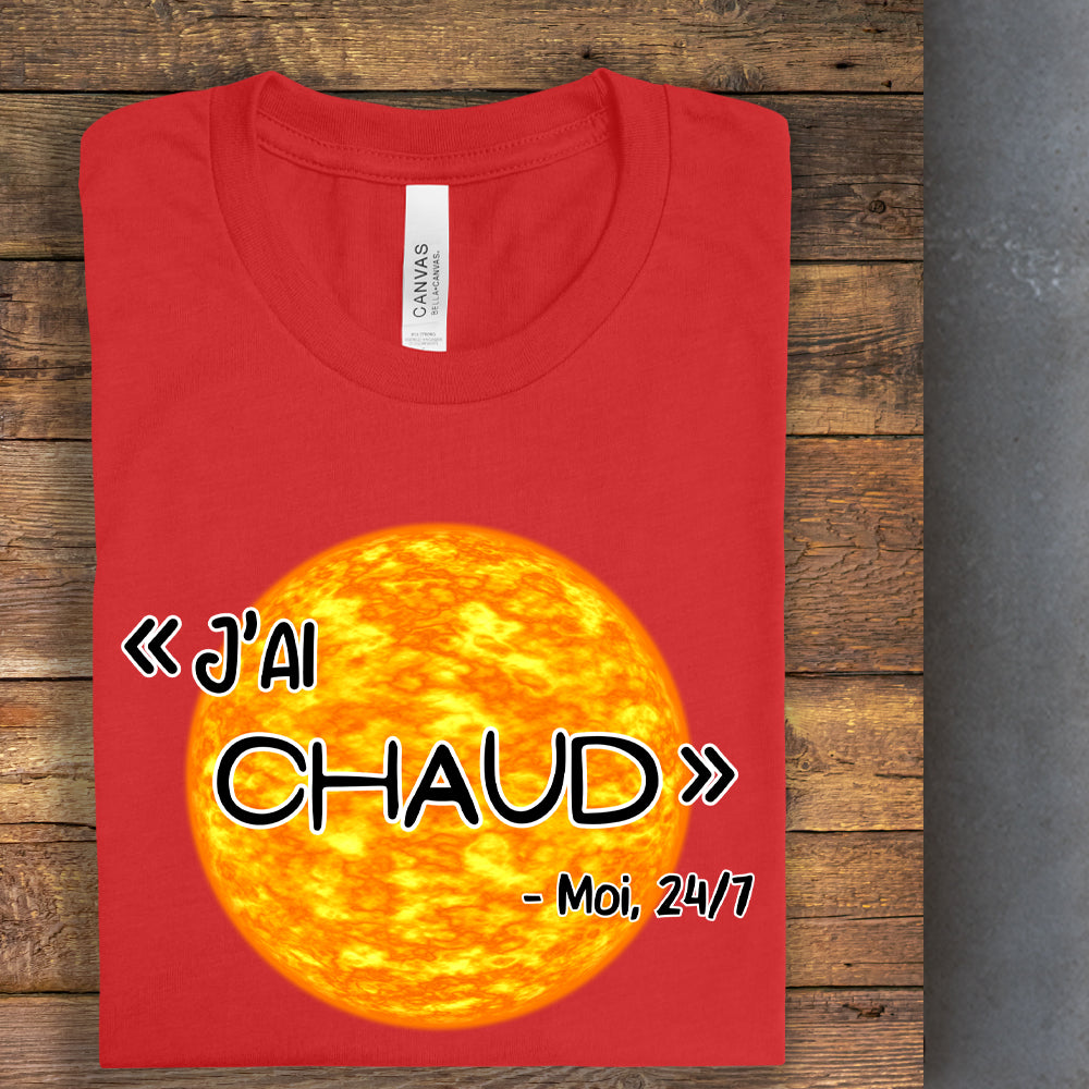 T-shirt - « J'ai chaud »