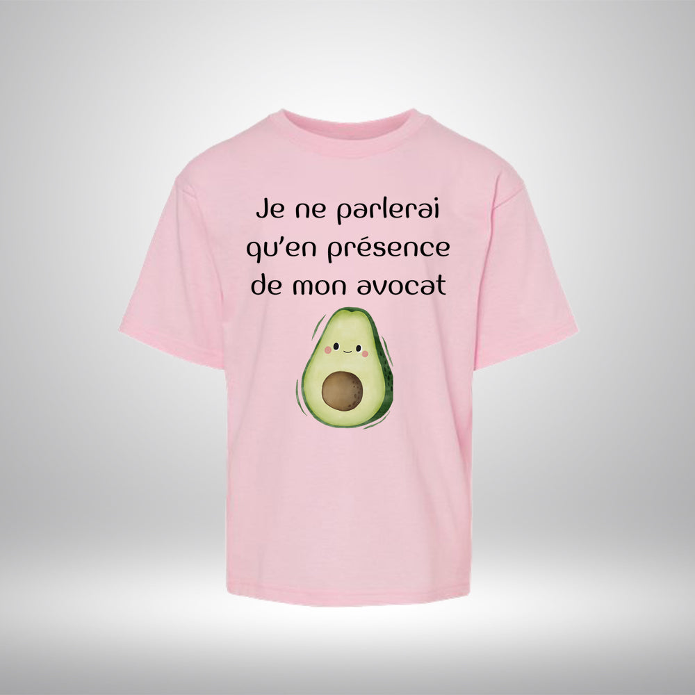 T-shirt enfant - Je ne parlerai qu'en présence de mon avocat
