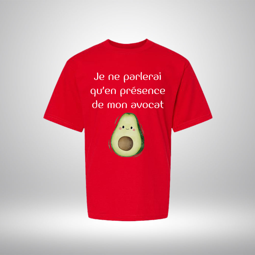 T-shirt enfant - Je ne parlerai qu'en présence de mon avocat