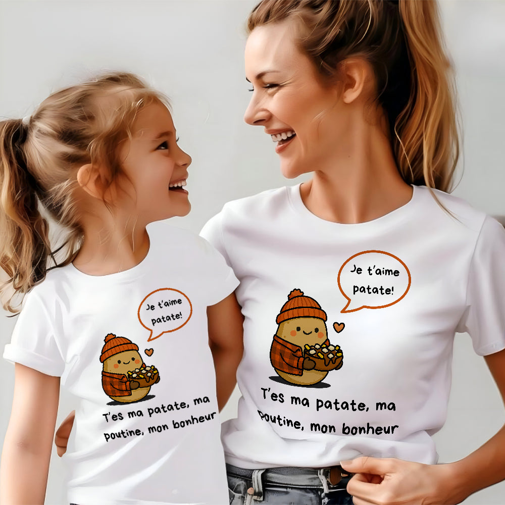 T-shirt - Je t'aime patate