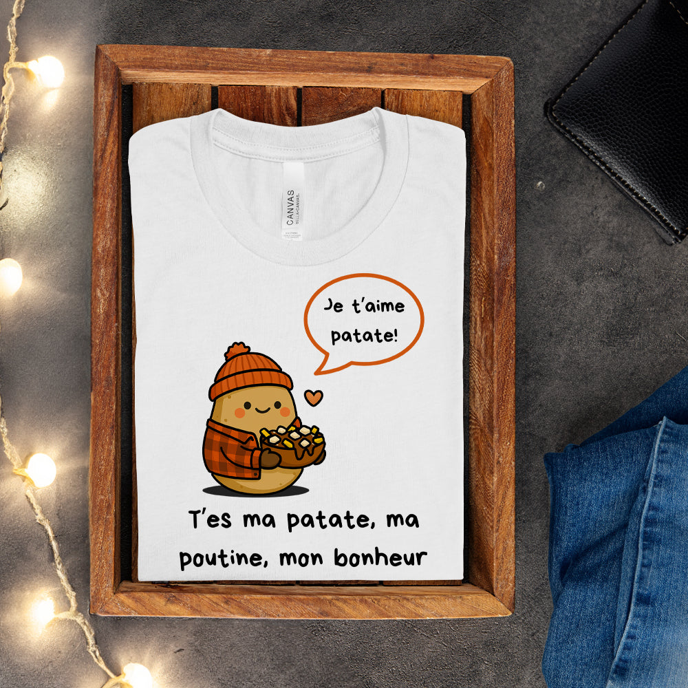 T-shirt - Je t'aime patate