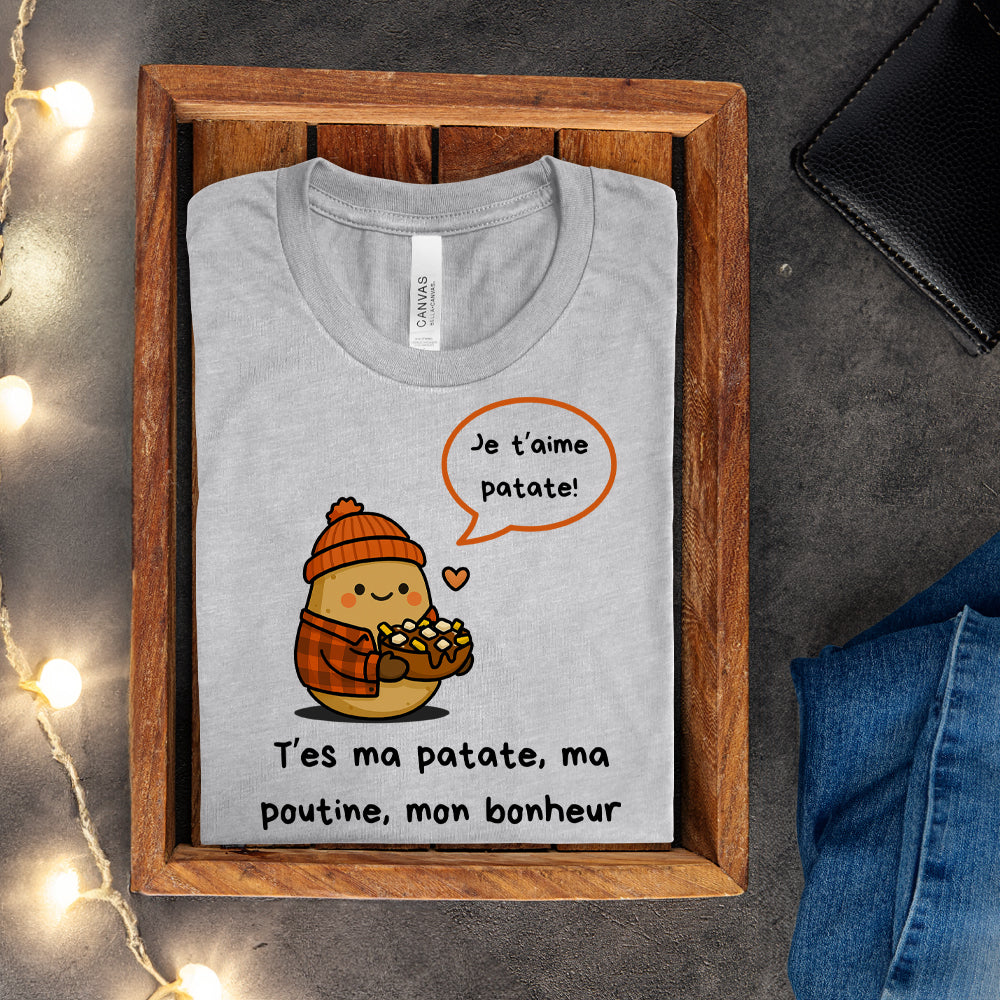 T-shirt - Je t'aime patate