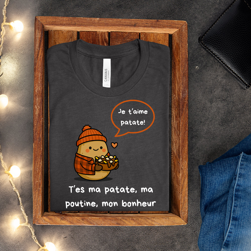 T-shirt - Je t'aime patate