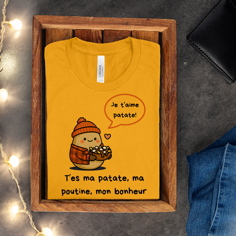 T-shirt - Je t'aime patate
