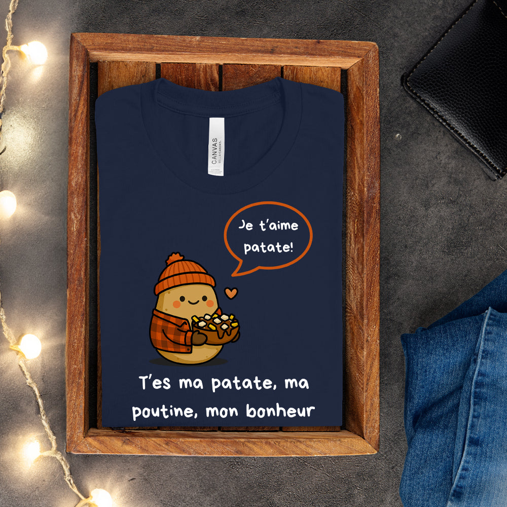 T-shirt - Je t'aime patate