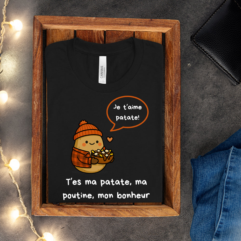 T-shirt - Je t'aime patate