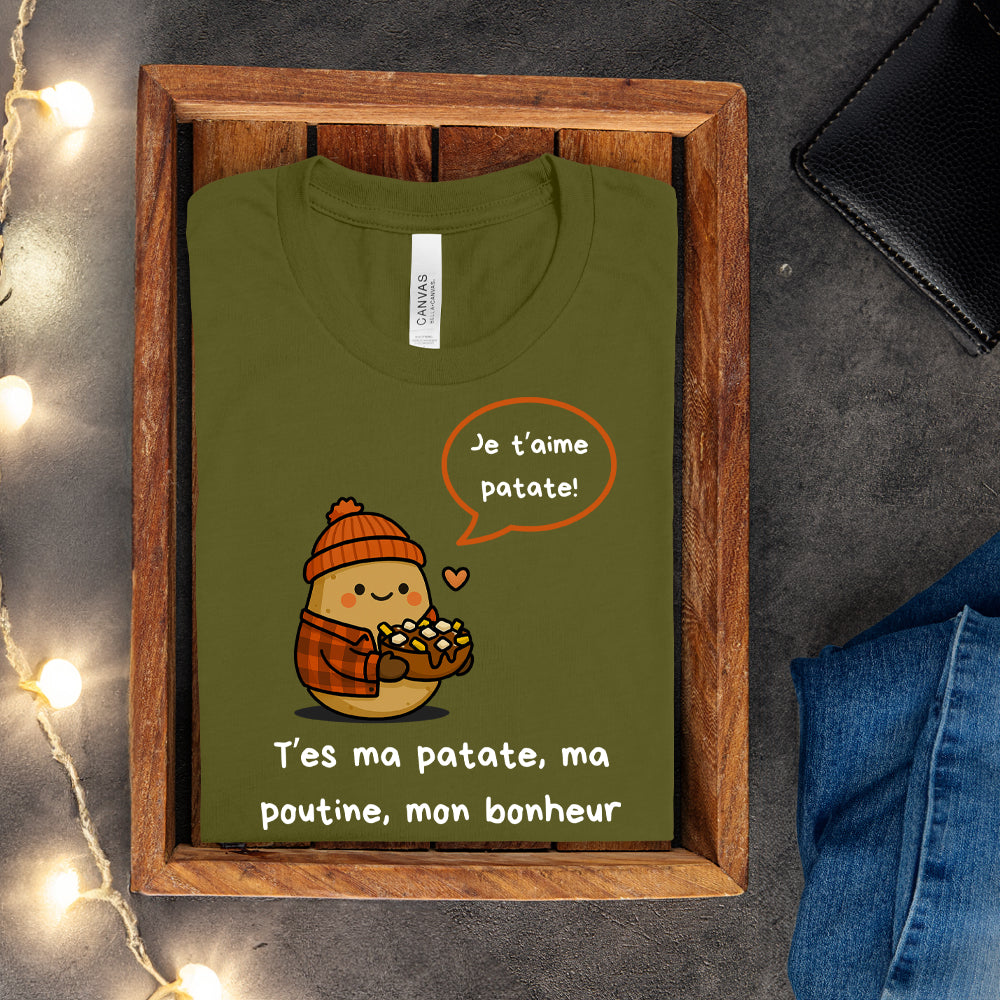 T-shirt - Je t'aime patate