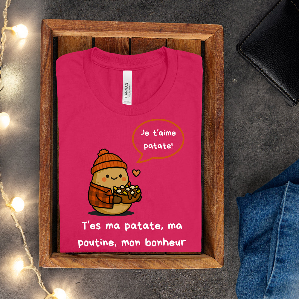 T-shirt - Je t'aime patate