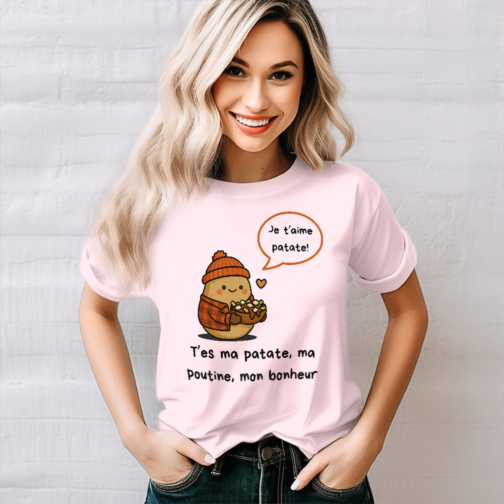 T-shirt - Je t'aime patate