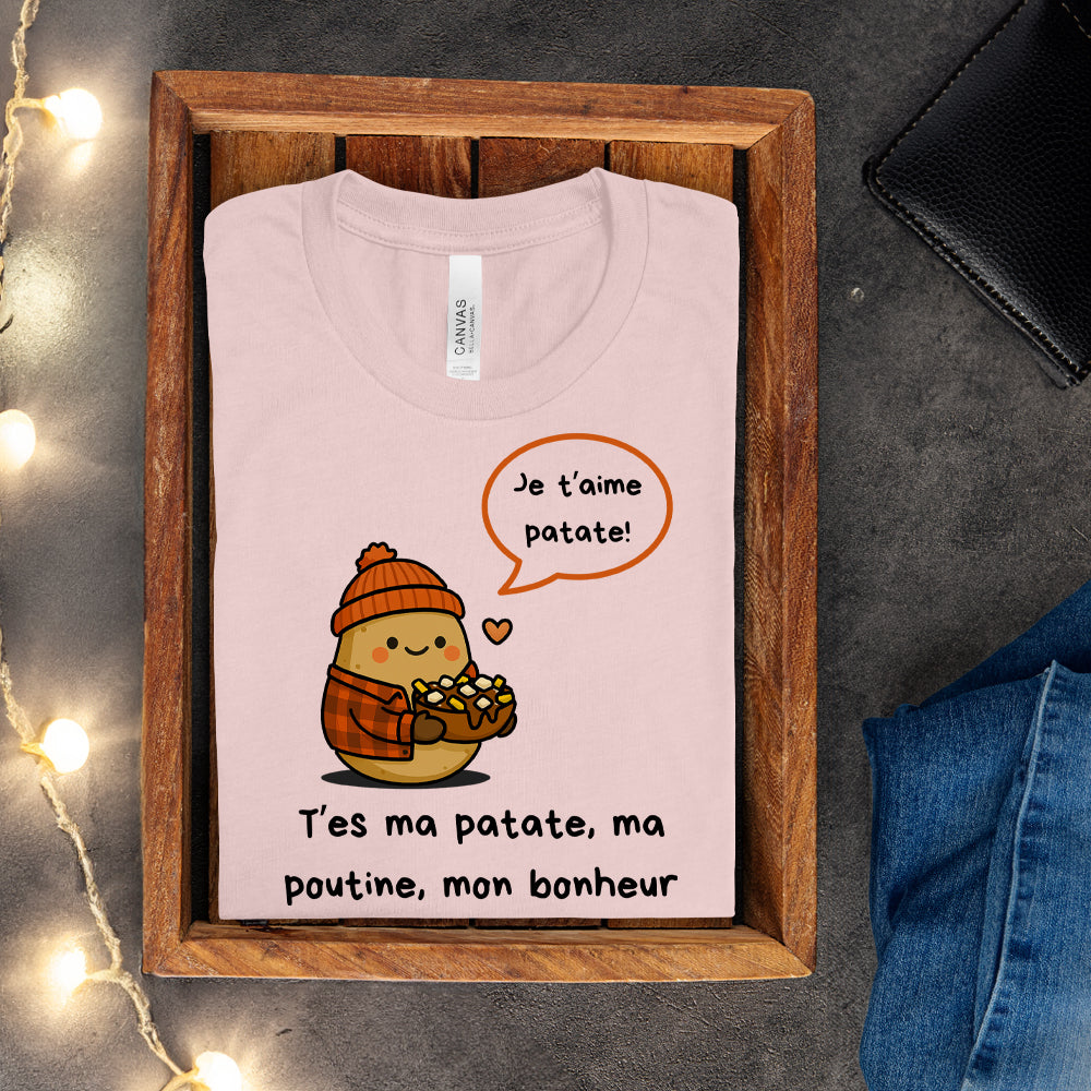 T-shirt - Je t'aime patate