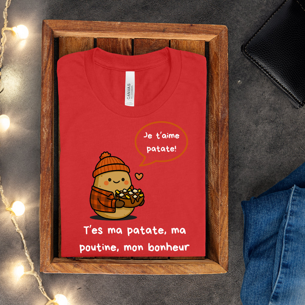 T-shirt - Je t'aime patate