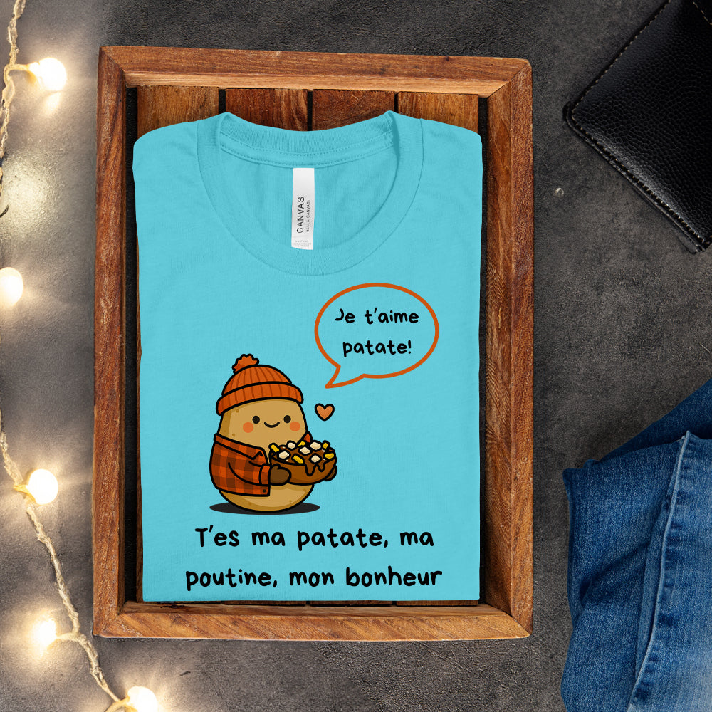 T-shirt - Je t'aime patate