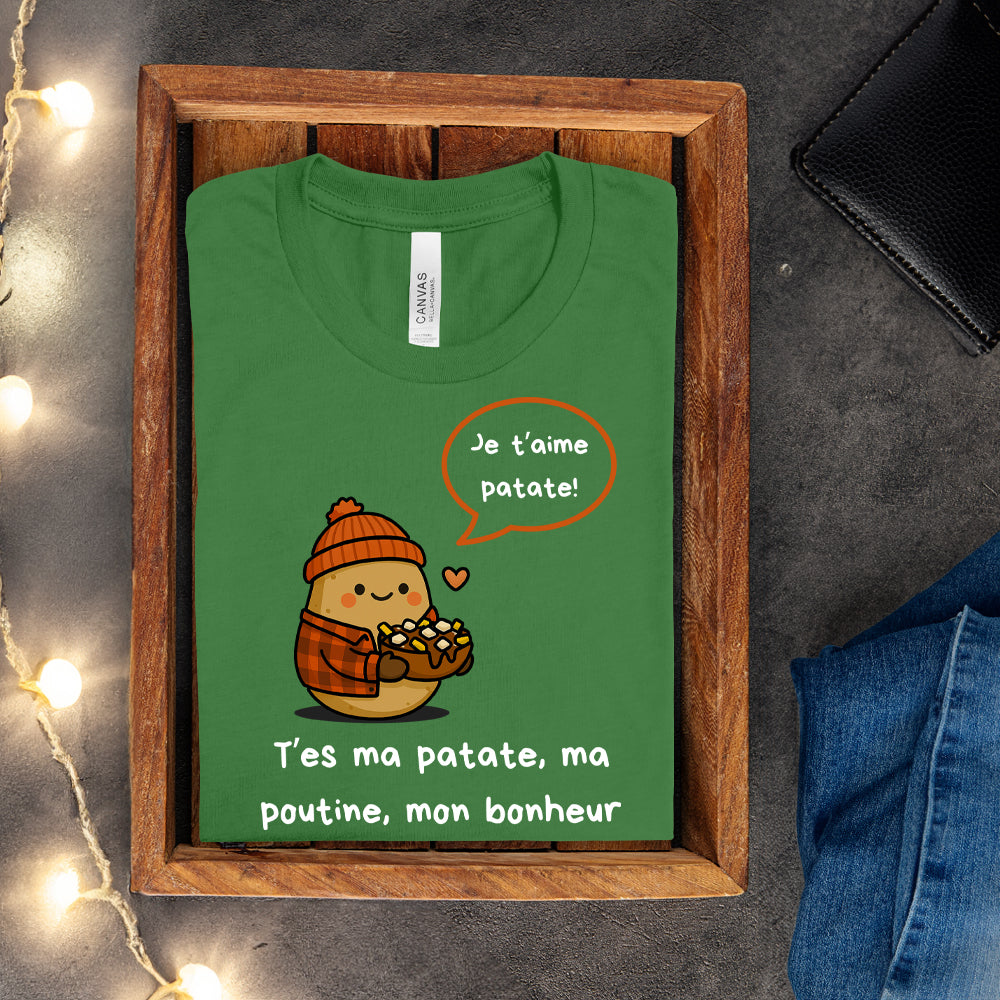 T-shirt - Je t'aime patate