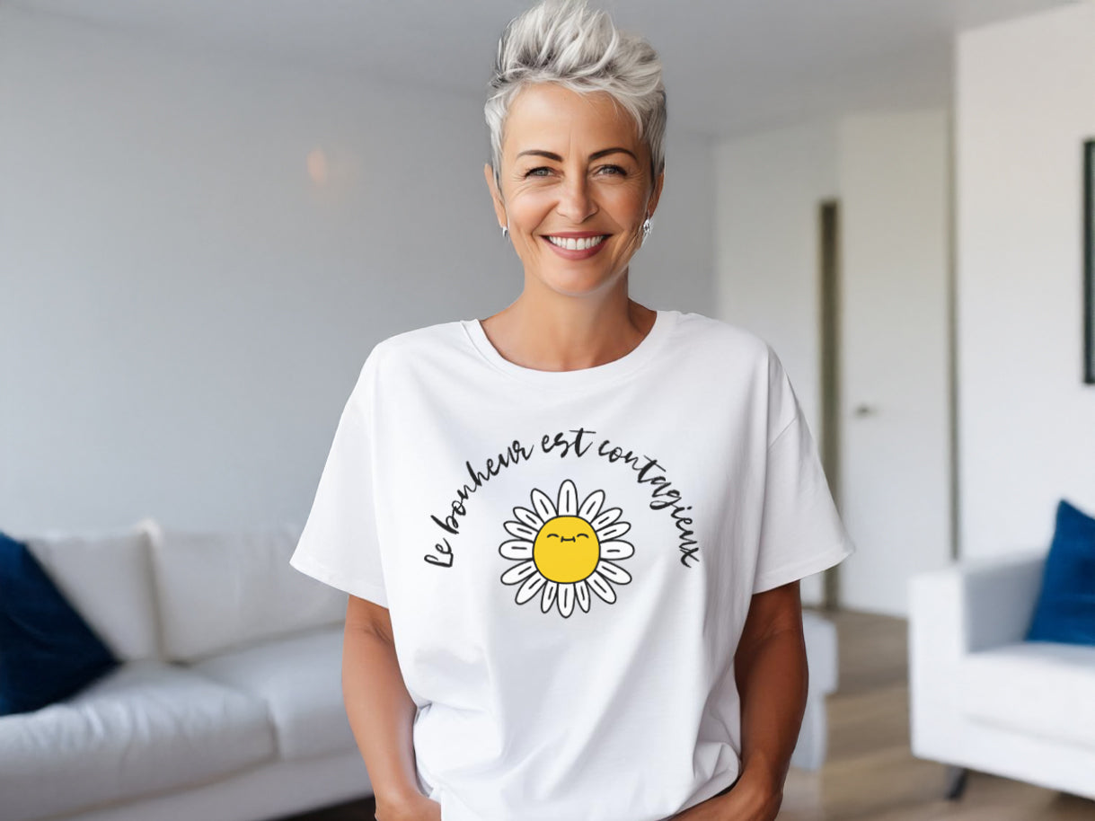 T-shirt - Le bonheur est contagieux