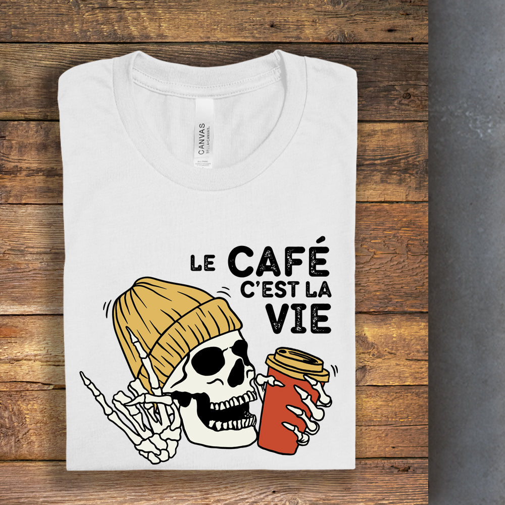 T-shirt - Le café c'est la vie