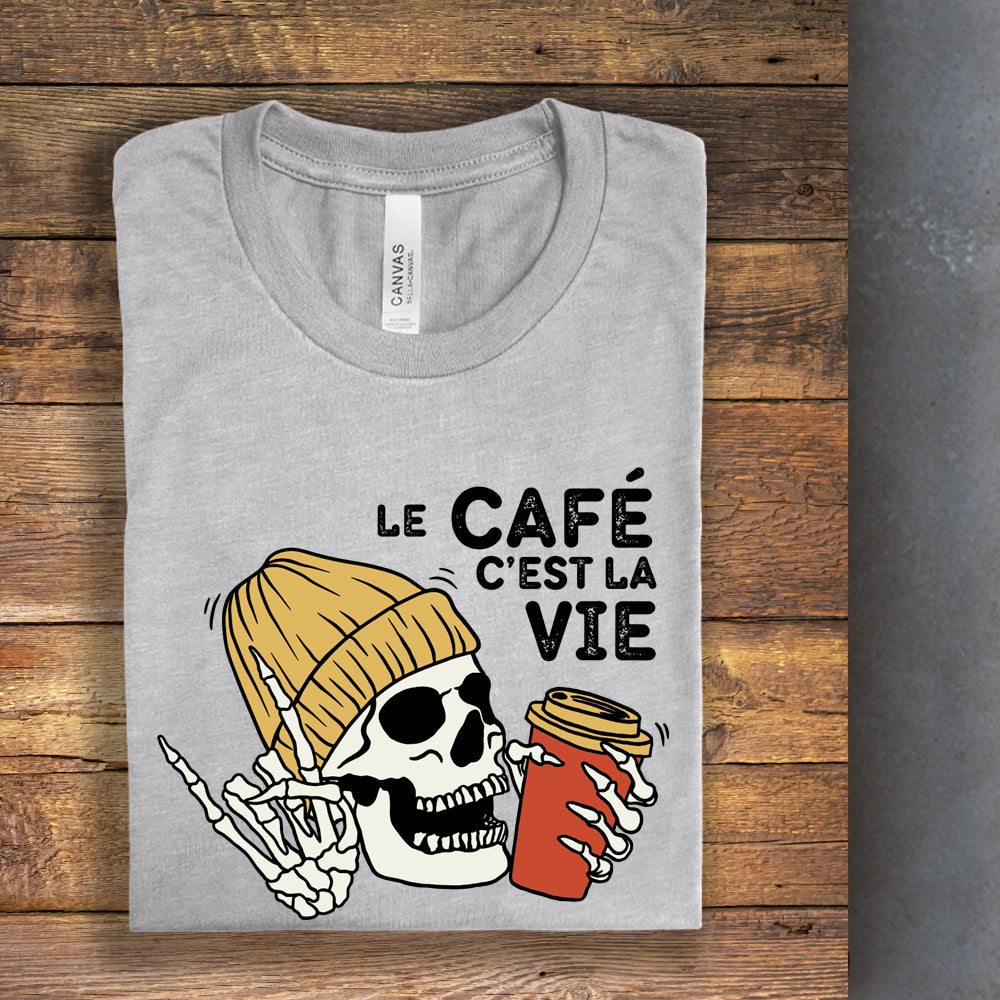 T-shirt - Le café c'est la vie