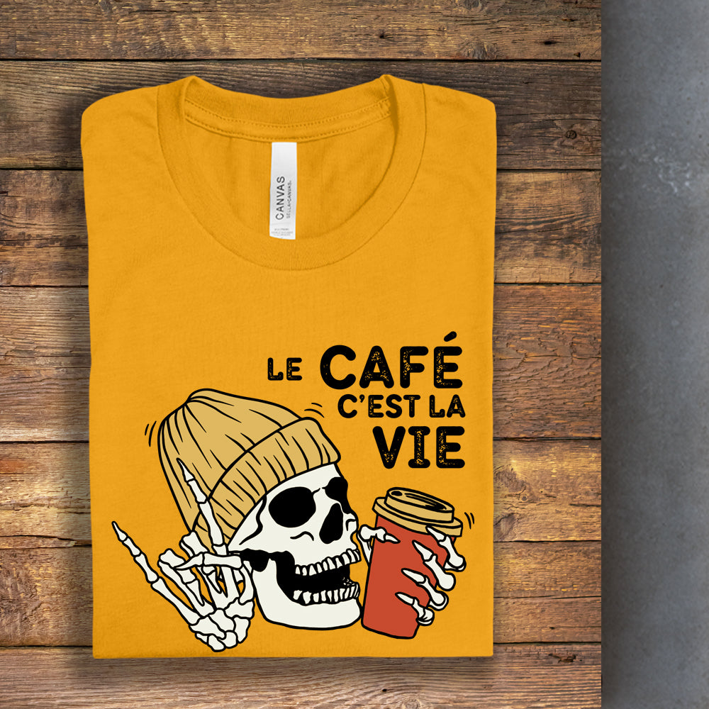 T-shirt - Le café c'est la vie