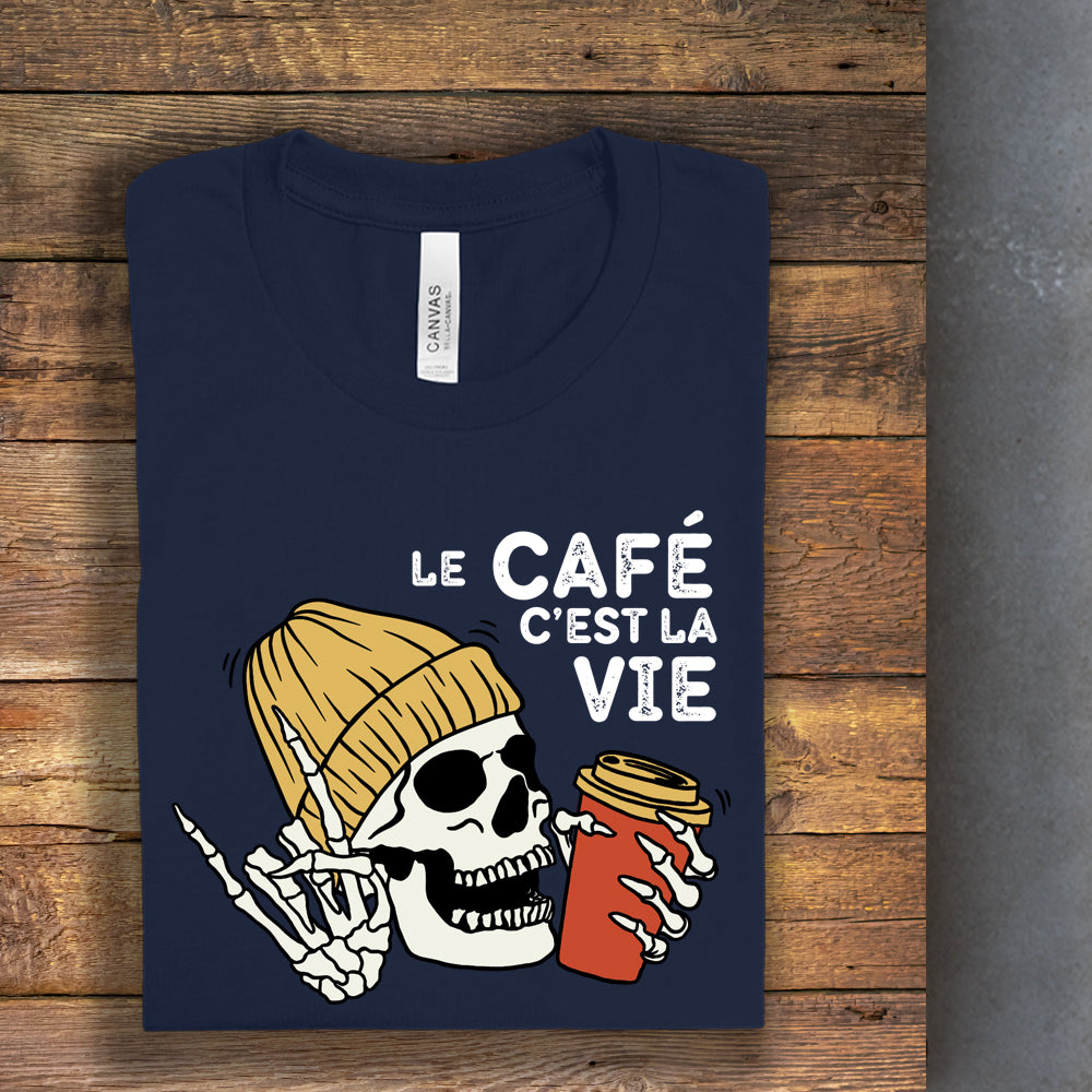 T-shirt - Le café c'est la vie