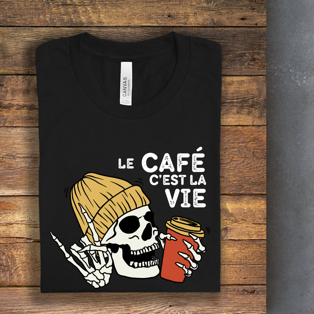 T-shirt - Le café c'est la vie