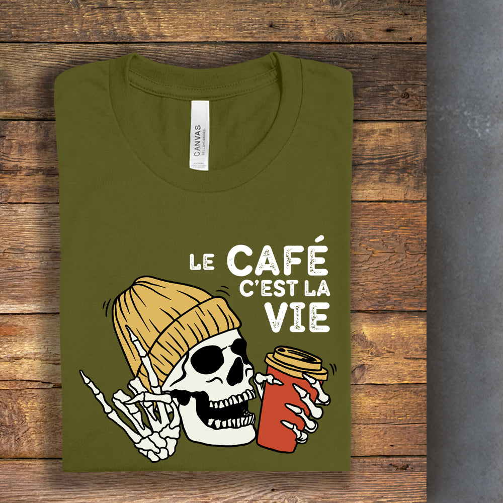 T-shirt - Le café c'est la vie