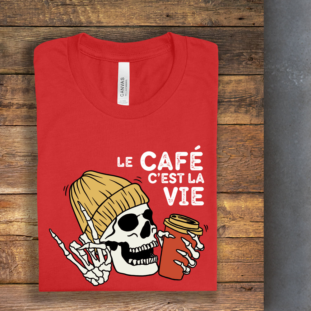 T-shirt - Le café c'est la vie