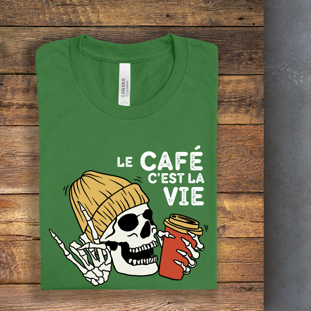 T-shirt - Le café c'est la vie