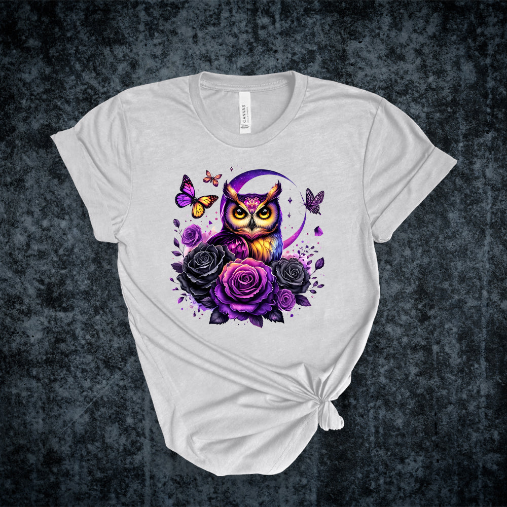 T-shirt - Collection gothique - Le hibou