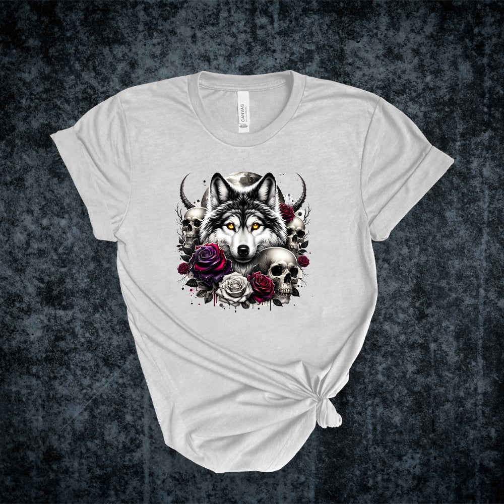 T-shirt - Collection gothique - Le loup