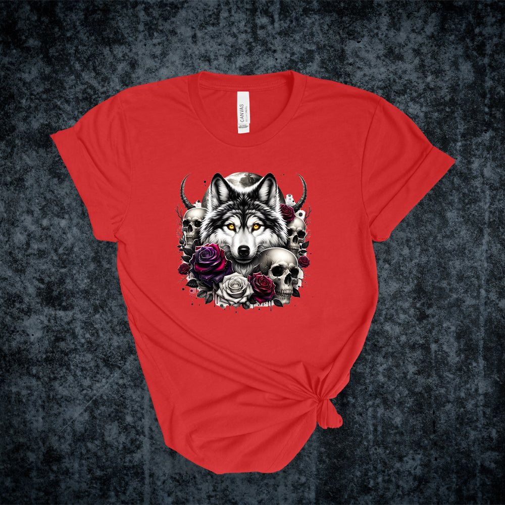 T-shirt - Collection gothique - Le loup