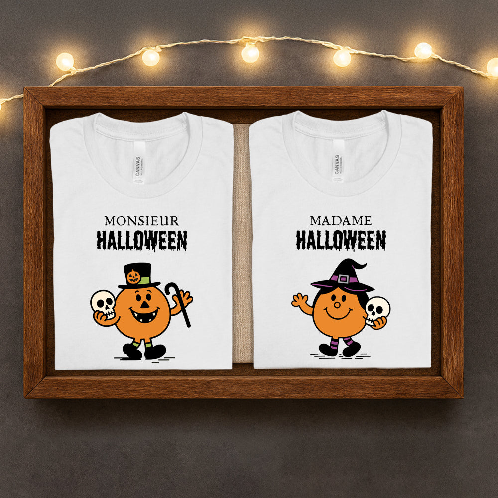 T-shirt - COMBO Monsieur/Madame Halloween