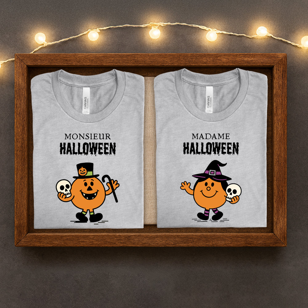 T-shirt - COMBO Monsieur/Madame Halloween