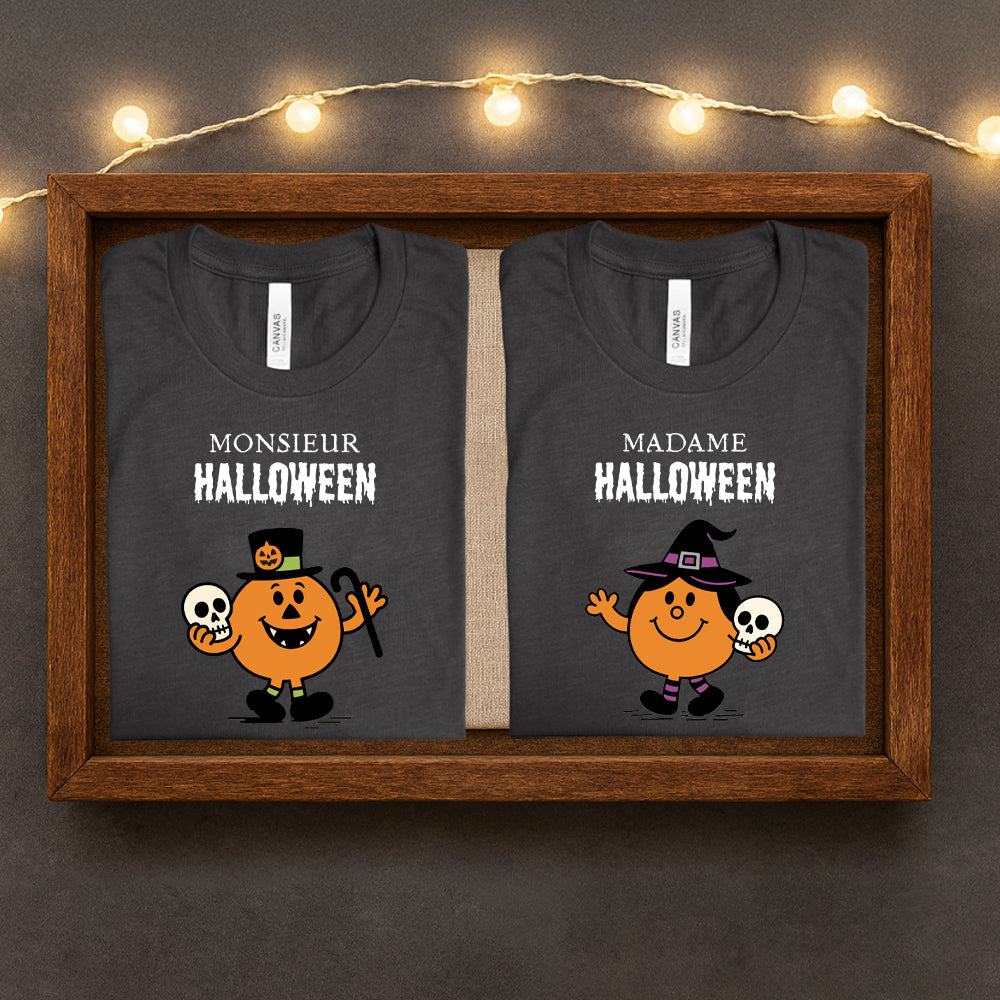 T-shirt - COMBO Monsieur/Madame Halloween