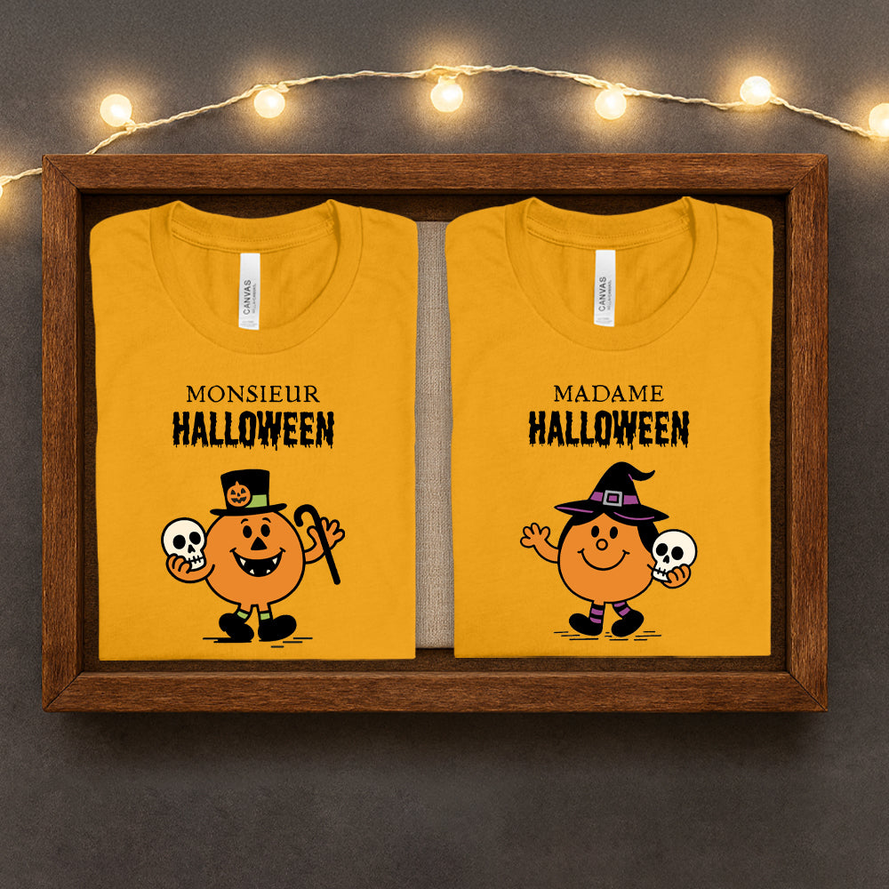 T-shirt - COMBO Monsieur/Madame Halloween