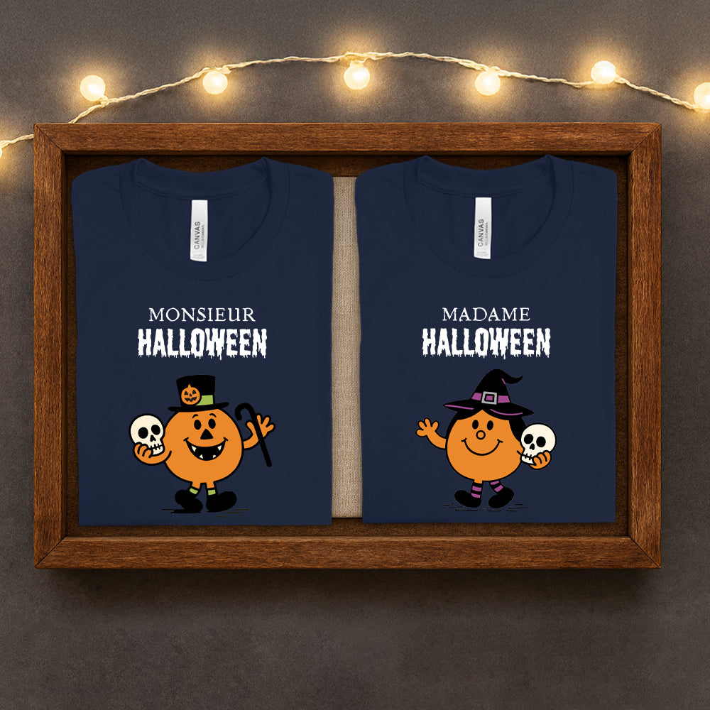 T-shirt - COMBO Monsieur/Madame Halloween