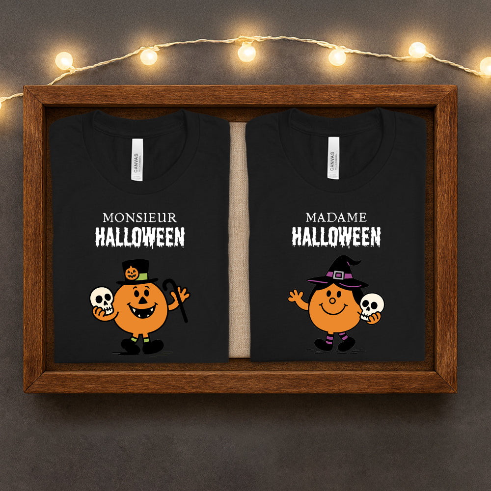 T-shirt - COMBO Monsieur/Madame Halloween