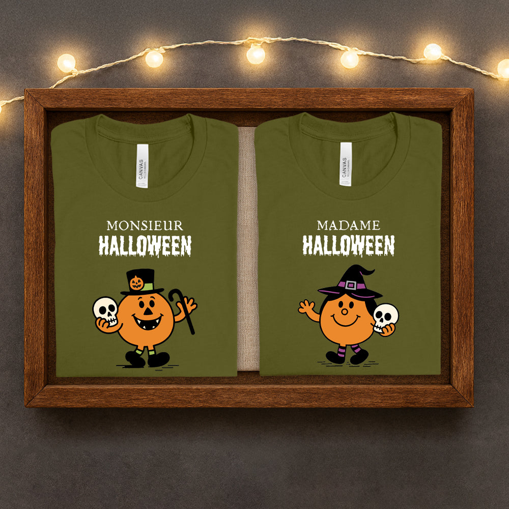T-shirt - COMBO Monsieur/Madame Halloween