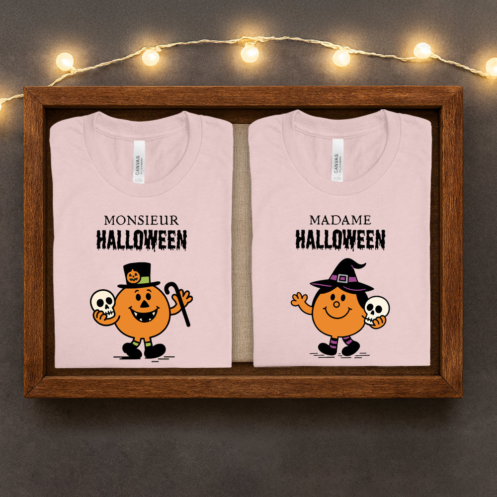 T-shirt - COMBO Monsieur/Madame Halloween