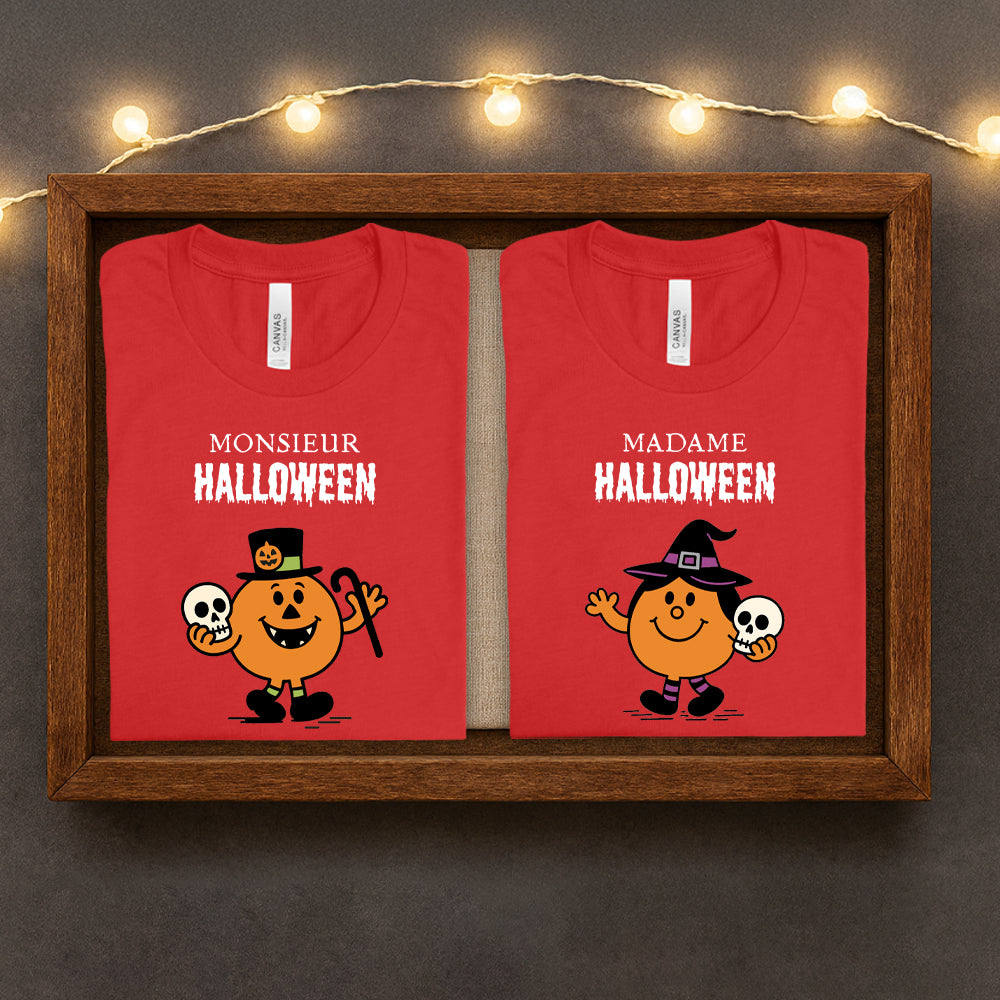 T-shirt - COMBO Monsieur/Madame Halloween
