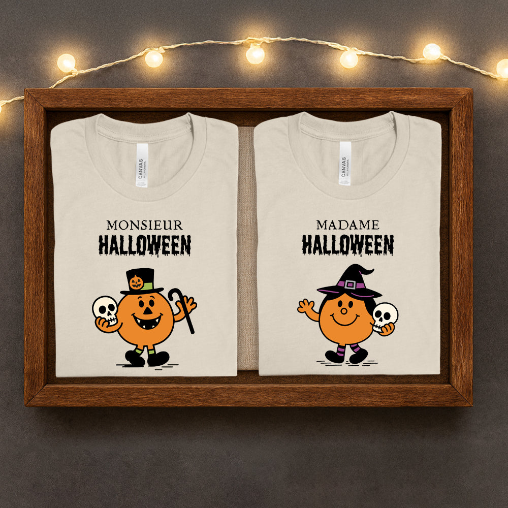 T-shirt - COMBO Monsieur/Madame Halloween