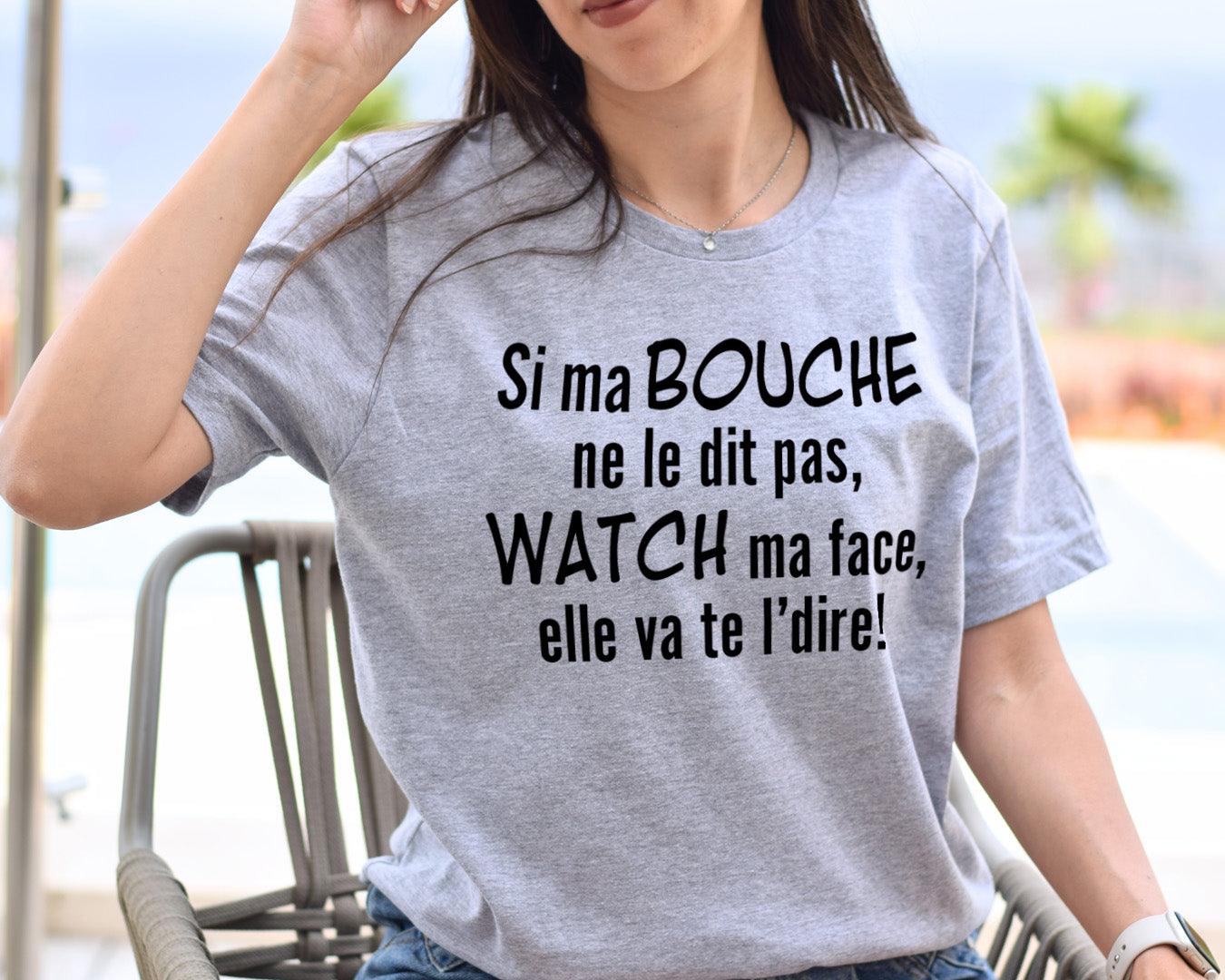 T-shirt - Si ma bouche ne le dit pas