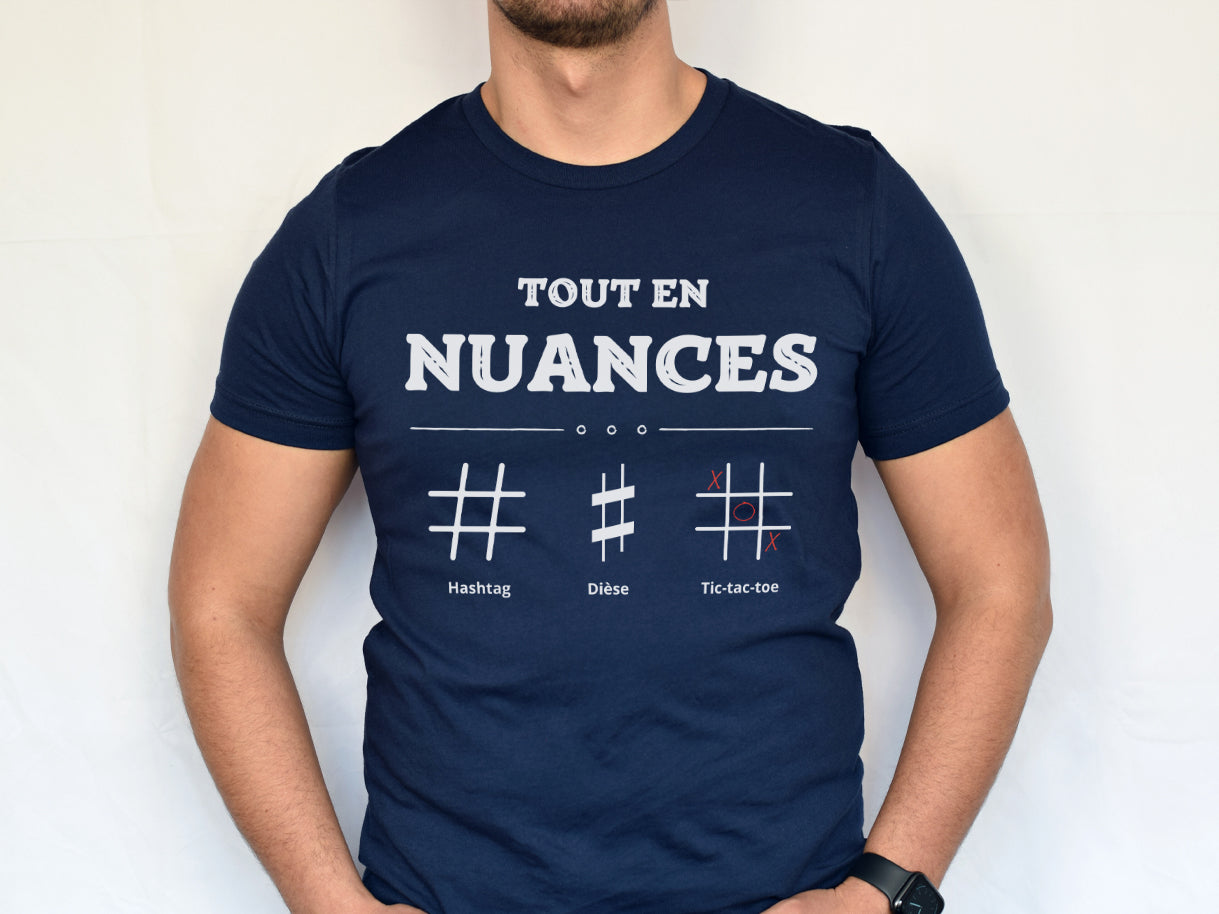 T-shirt - Tout en nuances