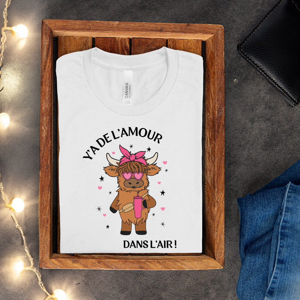 T-shirt - Y'a de l'amour dans l'air