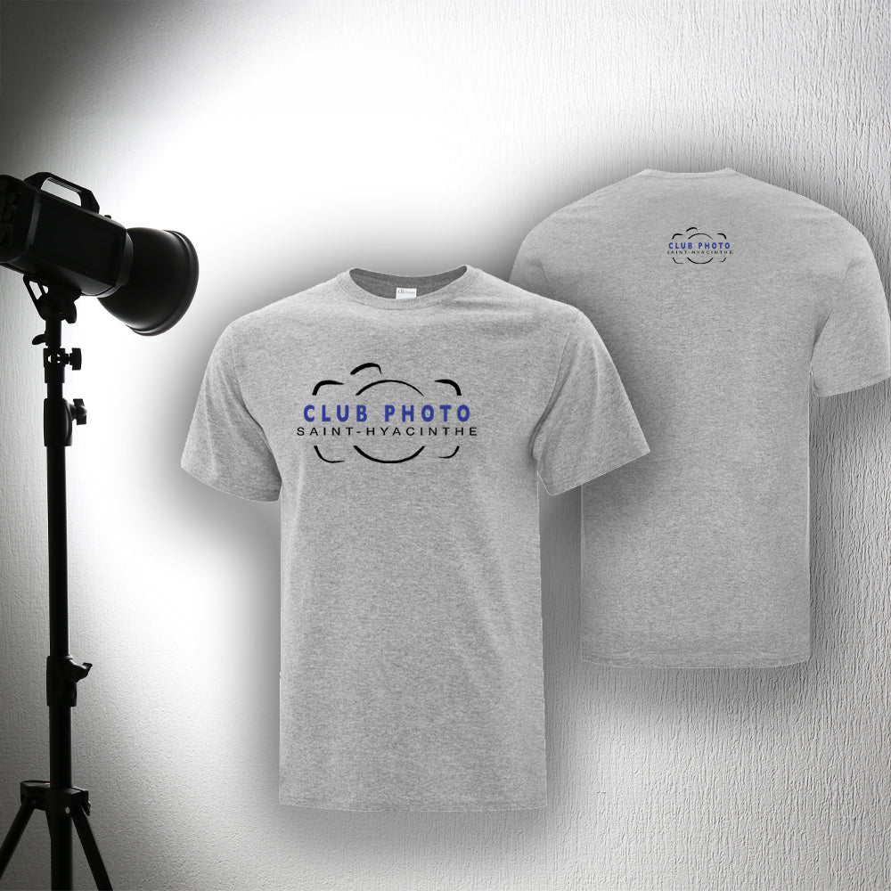 T-shirt en coton régulier - Club photo Saint-Hyacinthe - Poitrine et dos