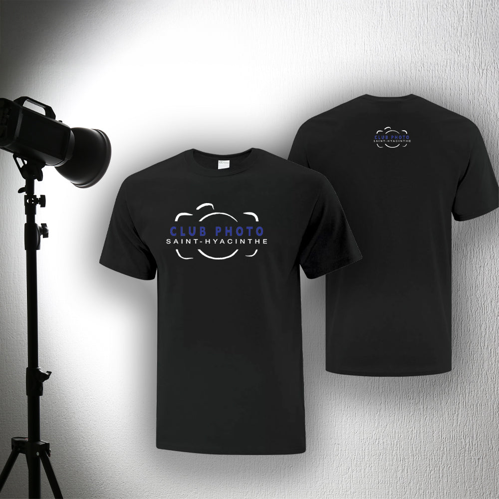 T-shirt en coton régulier - Club photo Saint-Hyacinthe - Poitrine et dos